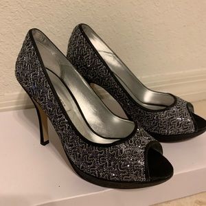 Caparros platform embellished heels 9